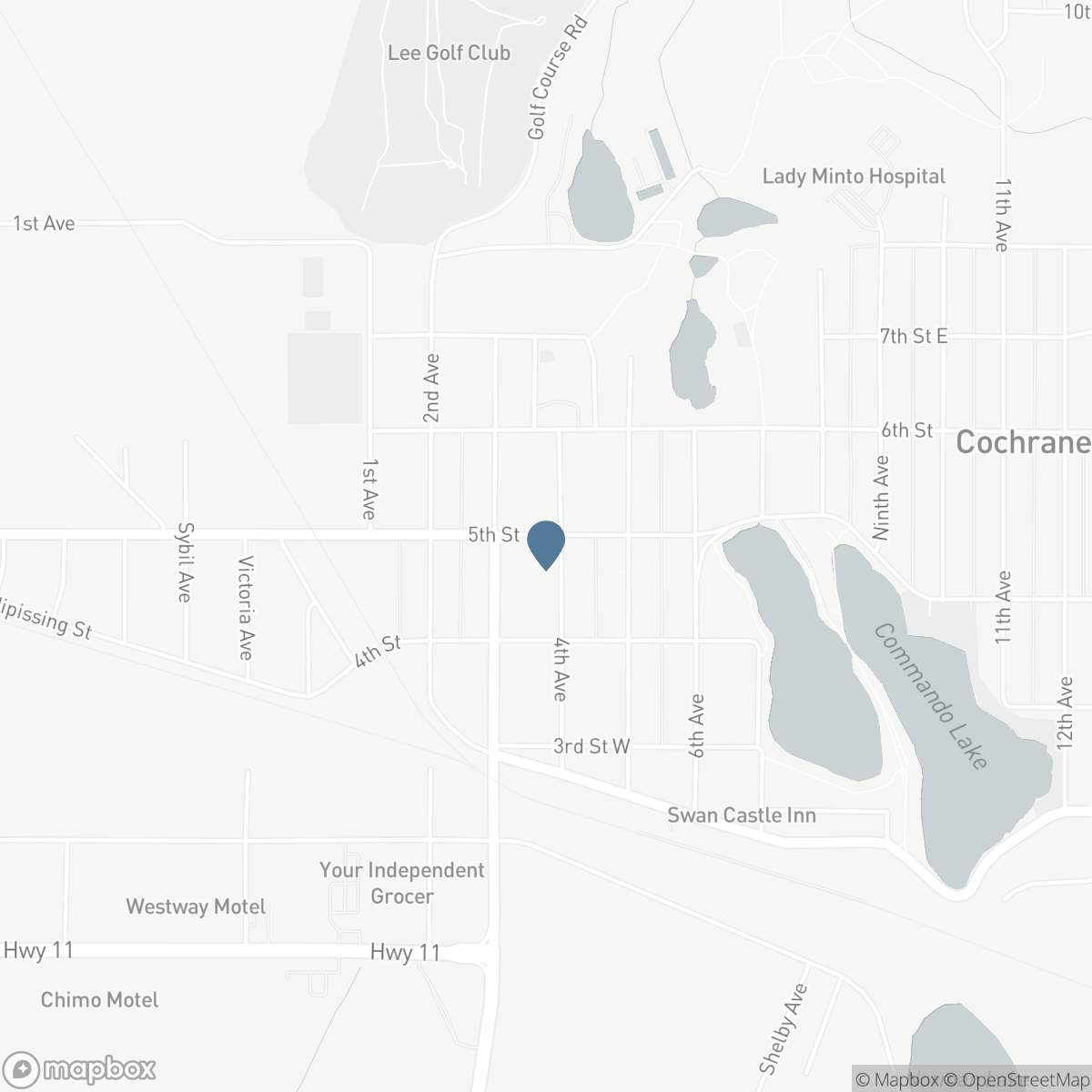 253 FOURTH AVENUE, Cochrane, Ontario P0L 1C0